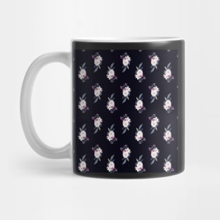 Dark floral Mug